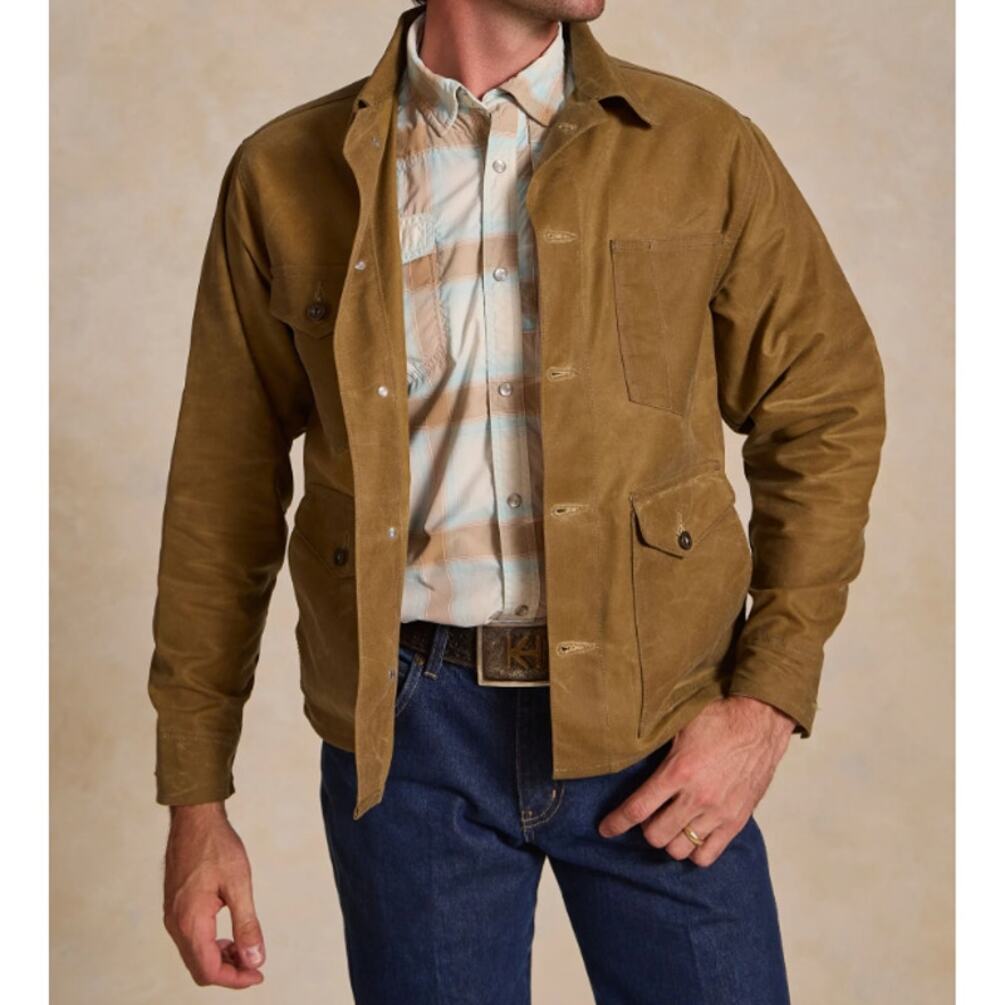 Schaefer Outfitter Range Wax Mesquite Brush Jacket Sand Size 2XL